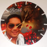 12-Inches Round Shape Acrylic Wall Clock | Gift for Boss